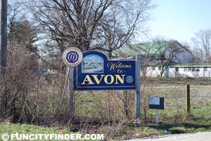 Avon Indiana Welcome Sign
