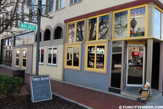 Schaffers Restaurant Downtown Avon Indiana