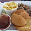 photo of barbecue pork sandwich at pit stop bbq
