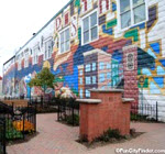 Mural in the Arts and Design District of Carmel, Indiana, a suburb of Indianapolis
