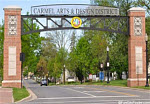 Carmel Arts and Design District signage, Carmel, Indiana, a suburb of Indianapolis near Cicero