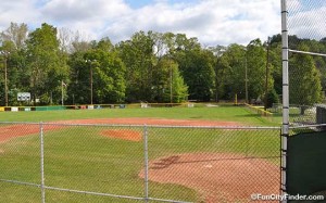 A Danville little league field in Danville, Indiana