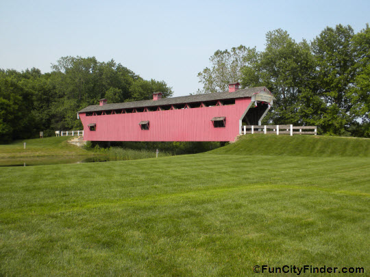 Covered bridge at Conner Prairie