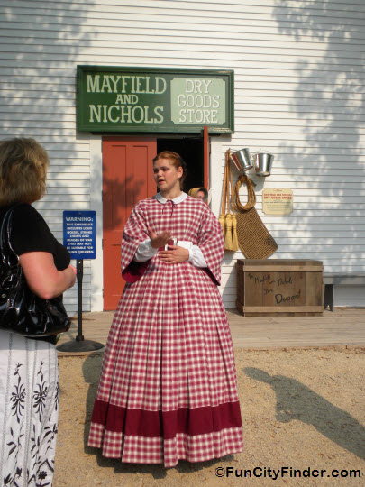 Actor interpreter at Conner Prairie