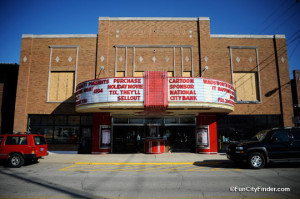 The historic ArtCraft Theatre in Franklin, Indiana