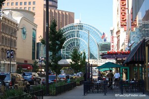 Circle Centre Mall in Indianapolis, near Franklin, Indiana