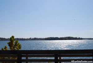 Geist Reservoir and Lake in Northeast Indianapolis, Indiana