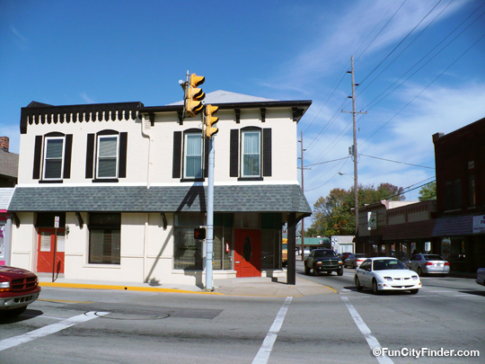 Picture of a Greenwood business on Main Street in downtown Greenwood, Indiana
