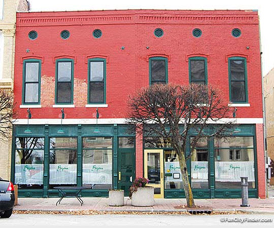 Bijou restaurant in downtown Lebanon, Indiana, northwest of Indianapolis