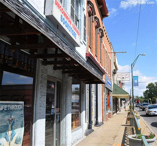 Uncommon Corner Bookstore, a business in downtown Plainfield, Indiana