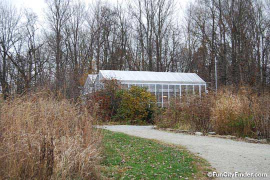 Picture of the Cool Creek Nature Center greenhouse in Westfield, Indiana